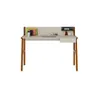 Escritorio Job - Cajón y Estante - Línea Manhattan - Blanco en Beige - Escritorios y sillas de escritorio, Uruguay | Rústico Hogar, vista 5 de 5