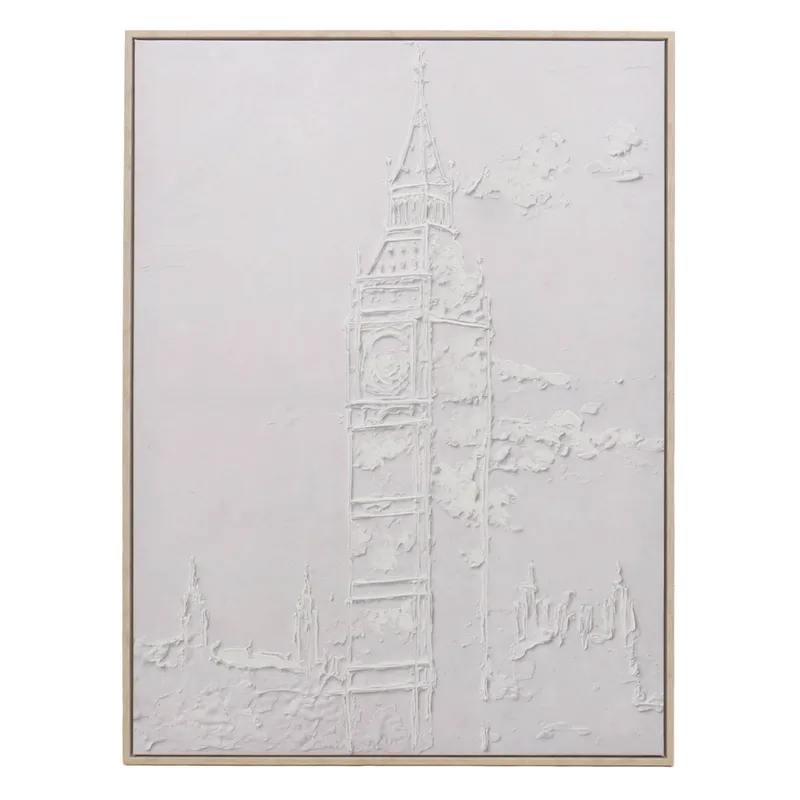 Cuadro City Ii, 60x80, Blanco Papel Tk25gg509a en Blanco - Decoración de pared, Uruguay | Divino