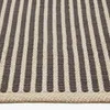 Alfombra Satanca de rayas beige y negras de fibras sintéticas 160 x 230 cm en Multicolor - Muebles para el exterior, Uruguay | Kavehome, vista 4 de 5