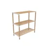 ESTANTERIA 3 NIVELES 78X65X30CMS MADERA en Madera natural - Bibliotecas, Uruguay | Koz, vista 1 de 4