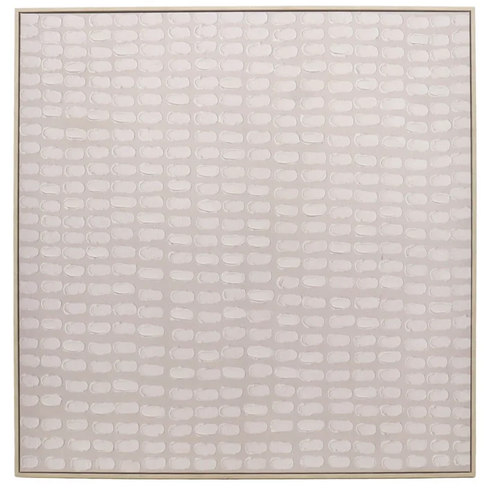 Cuadro Ice I, 100x100, Natural/beige Papel H1hca250087b en Beige - Decoración de pared, Uruguay | Divino