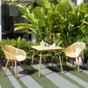Silla de exterior - Nassau - Miel en Amarillo - Muebles para el exterior, Uruguay | Rústico Hogar, vista 2 de 5