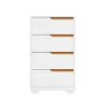 Comoda 4 Cajones - Línea FIT - Blanco en Blanco - Cómodas, Uruguay | Ecowood, vista 3 de 5