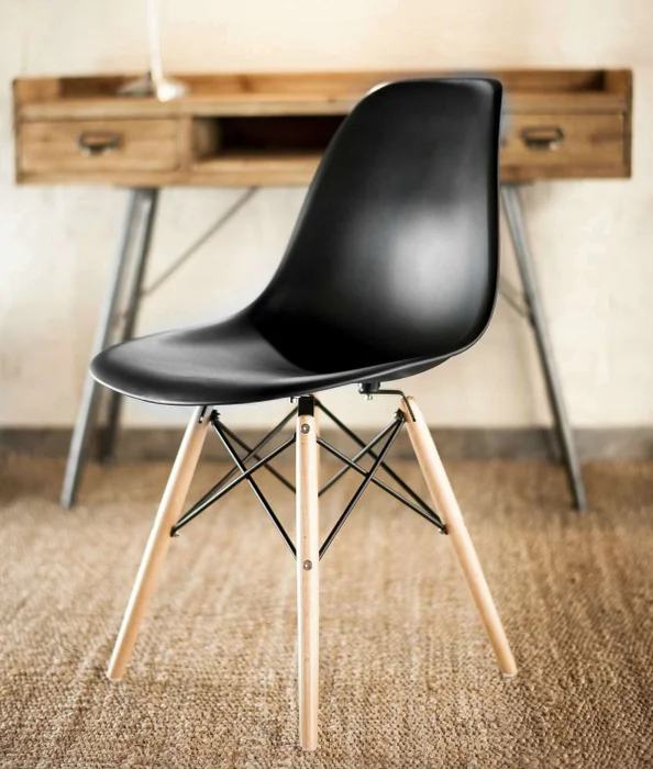 SILLA EAMES NEGRA en Negro - Sillas, Uruguay | La Iberica, vista 2