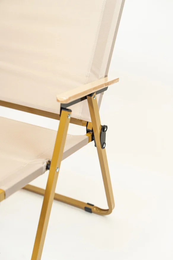 Silla Playa Plegable Alta - Caqui en Beige - Muebles para el exterior, Uruguay | Indian, vista 2