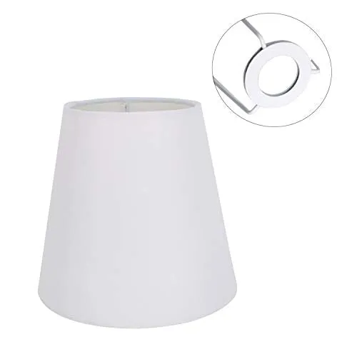 Pantalla Blanca para Lámpara Portátil E14 – Tela y Acetato en Blanco - Lámparas de mesa, Uruguay | Bascuhouse