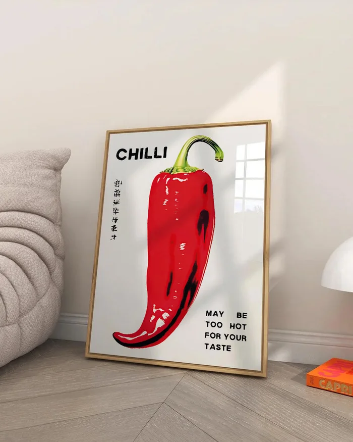 Chilli en Rojo - Láminas, Uruguay | La Cuadrería, vista 2
