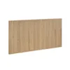 Respaldo 2 Plazas ripiado Fizz - Moderna - Hanover en Madera natural - Respaldos de cama, Uruguay | Rústico Hogar, vista 1 de 3