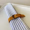 Set de servilleteros de cuero con hebilla – Kit x6 - Decoración, Uruguay | Dreams On Time, vista 2 de 2