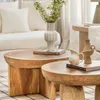 MESA MEDITERRANEO - SUAR - DIAMETRO 75 CMS en Madera natural - Mesas de living, Uruguay | La Iberica, vista 3 de 14