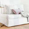 SILLON MANUELITA - FUNDA LAVABLE JEAN BLANCO en Blanco - Sillones y sofás, Uruguay | La Iberica, vista 1 de 4