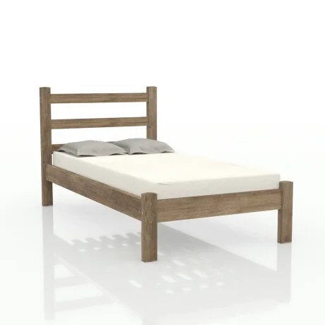 Cama 1 plaza Sofia en Marrón - Dormitorio, Uruguay | La Cueva Muebles, vista 4