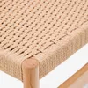 Banco Zaide de madera maciza de roble - con acabado natural asiento de cuerda 120cm FSC100% en Madera natural - Butacas, banquetas y puffs, Uruguay | Kavehome, vista 4 de 5