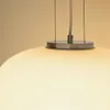 Lámpara de techo Ardali de cristal ahumado y acero con acabado cepillado - Ø25 cm en Blanco - Lámparas colgantes, Uruguay | Kavehome, vista 3 de 6
