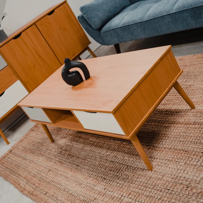 Mesa de Living Praga en Madera natural - Mesas de living, Uruguay | Ecowood, vista 6