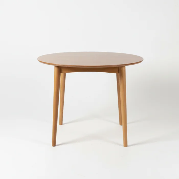 Mesa de Comedor Olmo - Redonda - 100 - Miel en Marrón - Mesas de comedor, Uruguay | NYR, vista 2