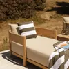 CAMASTRO LARA OUTDOOR TEKA CON ALMOHADONES 175X89 en Beige - Muebles para el exterior, Uruguay | Masinfinito Casa, vista 3 de 3