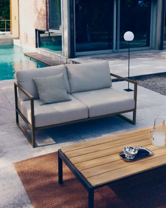 Alfombra Despas de fibras sintéticas terracota 160 x 230 cm en Rojo - Muebles para el exterior, Uruguay | Kavehome, vista 2