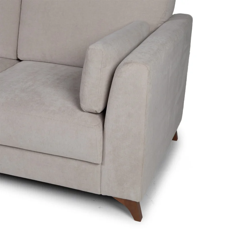 Rinconera Capri - Tela Microfibra - Chaise izquierdo - Kruger 02-152 (Beige) en Beige - Sillones y sofás, Uruguay | NYR, vista 3