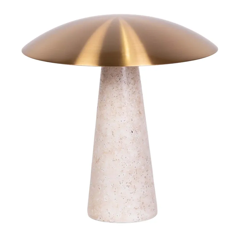 Ml251001/2/3 Metal Natural-beige Lámpara De Mesa en Beige - Iluminación, Uruguay | Divino