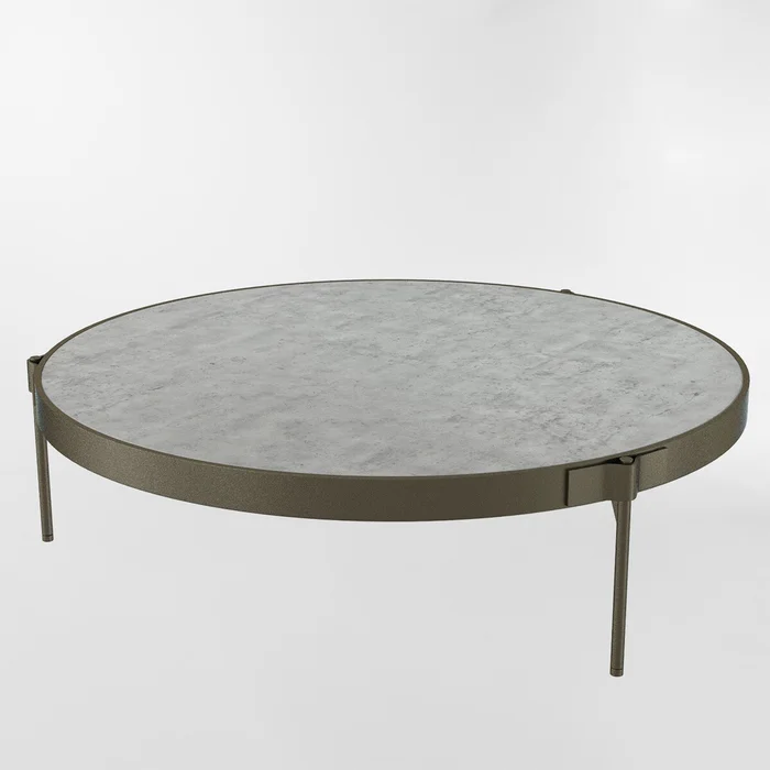 MESA DE EXTERIOR BELT Gris CIRCULAR en Gris - Mesas de comedor, Uruguay | Viasono, vista 2