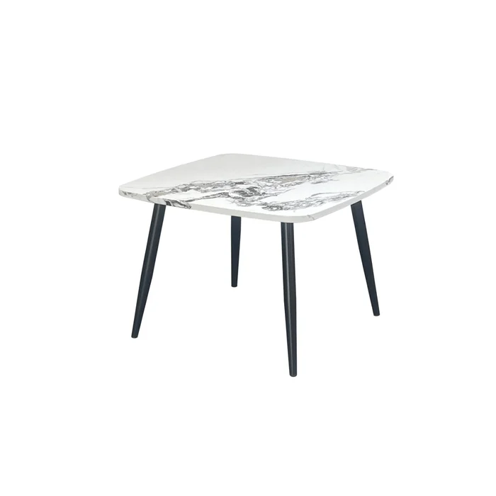 Mesa De Centro Mesa De Apoyo Patas De Metal Living Set en Blanco - Mesas de living, Uruguay | Soy Hogar, vista 4