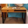 Escritorio IRON 1 Cajon 1.20m en Madera natural - Escritorios y sillas de escritorio, Uruguay | Finkel, vista 2 de 2