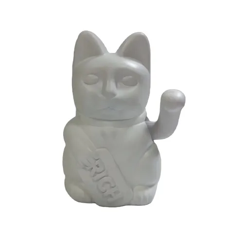 GATO DECORATIVO 12.5x10.5x16.5CM BLANCO/PAZ en Blanco - Decoración, Uruguay | Koz