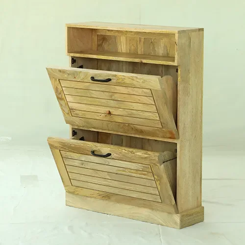 B25 Zapatero 75x25x110 en Madera natural - Aparadores y recibidores, Uruguay | Victoriana, vista 2