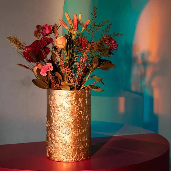 Jarrón TIGER Dorado en Dorado - Decoración, Uruguay | Viasono