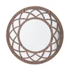 ESPEJO CIRC. MARCO DISEÑO TRIANGULOS D50CM MADERA en Madera natural - Espejos, Uruguay | Decohogar, vista 2 de 3