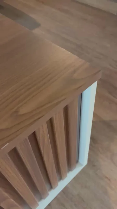 Rack para tv San Francisco 180cm con Listones de Madera en Madera natural - Muebles para TV, Uruguay | Balton, vista 4
