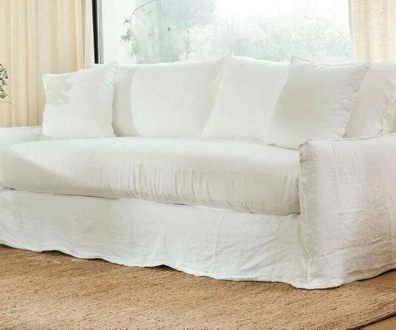 SILLON ALMA LINO BLANCO - 2.30 MTS en Blanco - Sillones y sofás, Uruguay | La Iberica