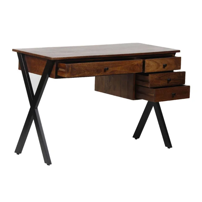 Escritorio Madera-de-mango Marron Christopher en Marrón - Escritorios, Uruguay | Divino, vista 6