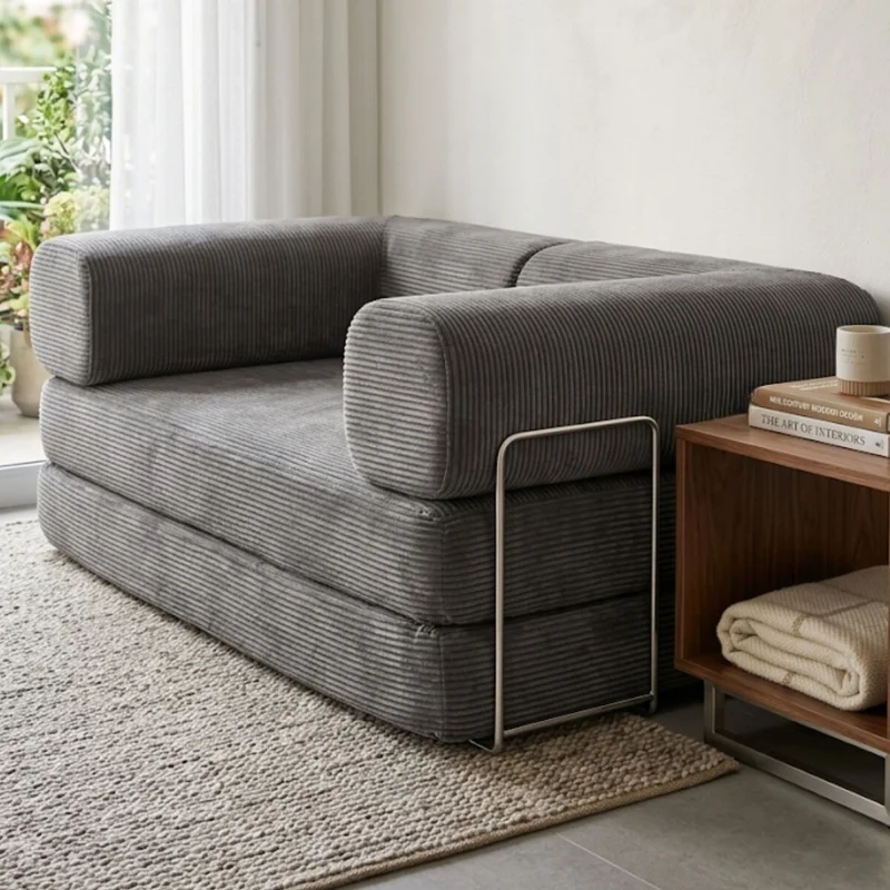 Sillón Cama 2 Cuerpos CloudNest - Gris en Gris - Sillones y sofás, Uruguay | La Cueva Muebles, vista 7