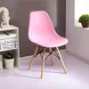 SILLA EAMES COMEDOR CON BASE EN MADERA ROSA - Sillas, Uruguay | Decohogar, vista 2 de 2