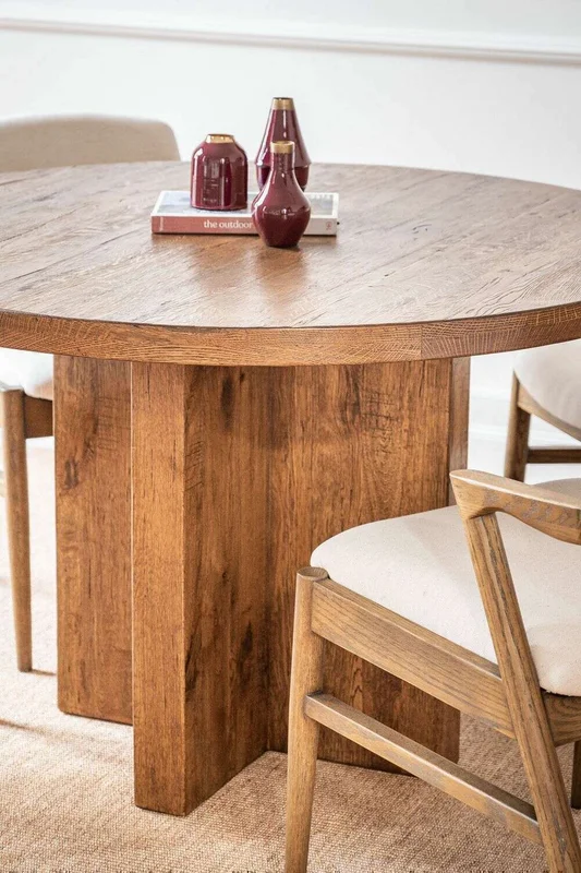 MESA COMEDOR GALERIE - HAYA MACIZA - 1.20 MTS en Marrón - Mesas de comedor, Uruguay | La Iberica, vista 3