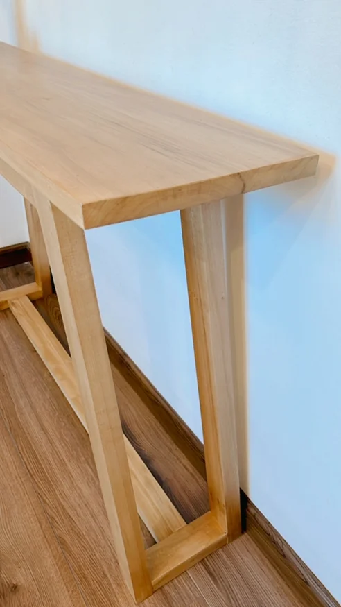 Consola recibidora de madera en Madera natural - Muebles, Uruguay | Decoramuss, vista 2