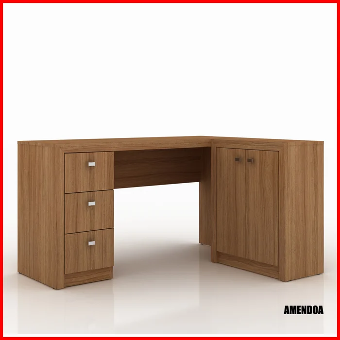 Escritorio esquinero con armario – ME 4102 – 4103 - Escritorios y sillas de escritorio, Uruguay | Punto Unión, vista 2