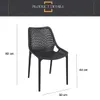 Silla Nantes interior exterior Negro - Butacas, banquetas y puffs, Uruguay | Decotech, vista 8 de 8