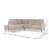 Rinconera Tana - Tela Aquaclean - 2 + Chaise - A fabricar en Patrón - Sillones y sofás, Uruguay | NYR, vista 5 de 5