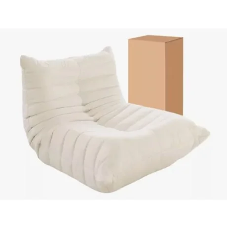Sillon Lazy Sofa - Blanco en Blanco, Uruguay | La Cueva Muebles, vista 9