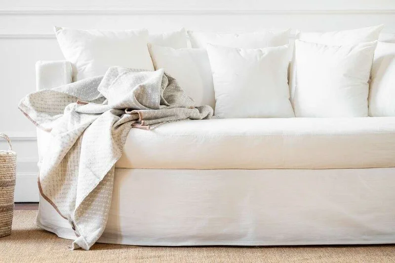 SILLON LUNA - OVAL - TUSSOR OFF WHITE en Blanco - Sillones y sofás, Uruguay | La Iberica, vista 5