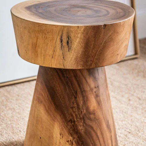 MESA AUXILIAR AMALFI - SUAR en Marrón - Mesas de living, Uruguay | La Iberica