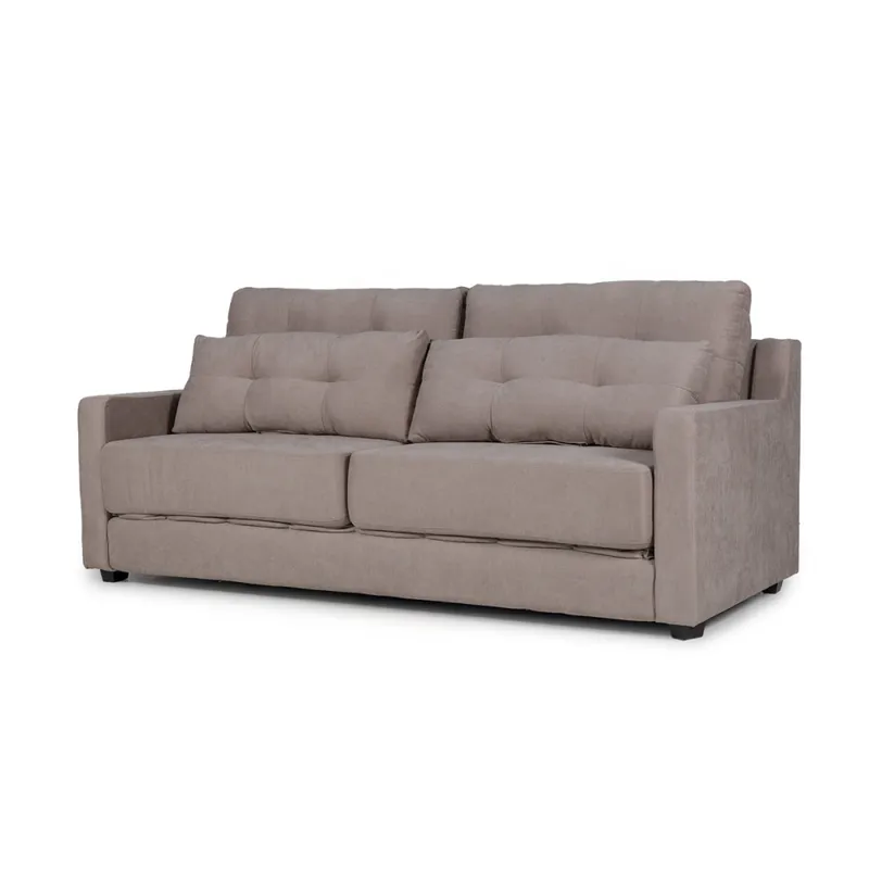 Sofá Cama Nizza - Tela Microfibra - 9249 (Tostado) en Beige - Sillones y sofás, Uruguay | NYR