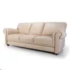 Sofá Gentleman - Cuero Natural - 3 cuerpos - A fabricar en Marrón - Sillones y sofás, Uruguay | NYR, vista 3 de 5