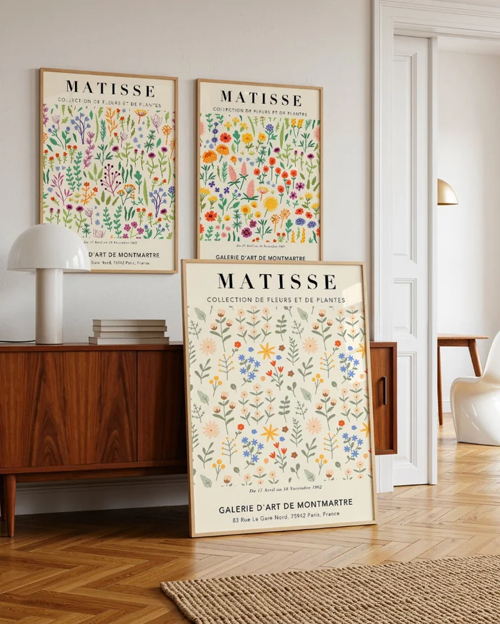 Matisse - Floral tríptico en Multicolor - Láminas, Uruguay | La Cuadrería, vista 2