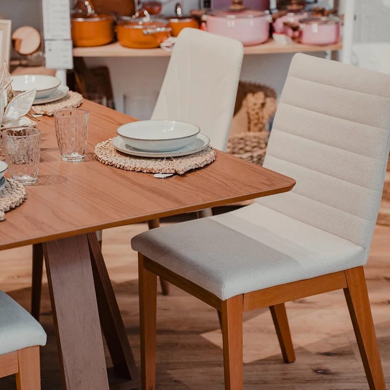 Mesa de Comedor Aura 1.35 - Marrón - Mesas de comedor, Uruguay | Ecowood, vista 4