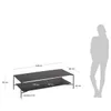 Mesa de centro Azisi 140 x 60 cm en Negro - Mesas de living, Uruguay | Kavehome, vista 6 de 6