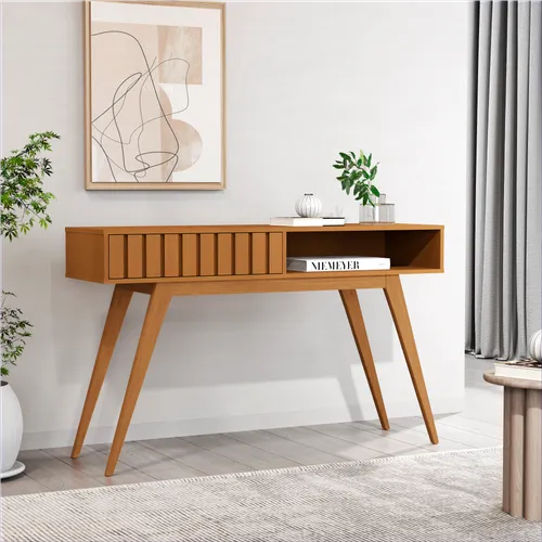 Recibidor Ripado 140CM - Listones de madera - Aparadores y recibidores, Uruguay | Balton
